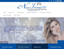 Tablet Screenshot of missnewjerseyteenusa.com